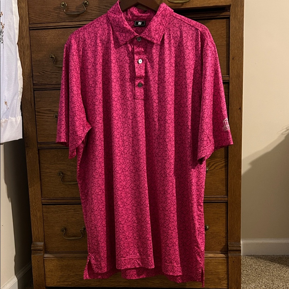 Men's FootJoy Flowered Golf Shirt